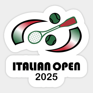 Italian Open 2025 for Tennis Lover Sticker